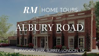 Inside Surrey Mansion Albury Road on Burwood Park in London UK  Residential Market Home Tour [upl. by Ttelracs155]