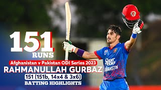 Rahmanullah Gurbazs Incredible Century vs Pakistan  AfghanAtalans BD Specials  ACB [upl. by Calla354]