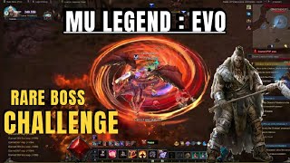 MU Legend  EVO  Rare Boss challenge  Fight Gameplay [upl. by Elyad]