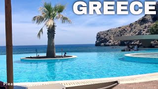 ATLANTICA AEGEAN BLUE IN KOLYMBIA RHODES GREECE  ALL INCLUSIVE RESORT  SEA VIEWS  PICTURESQUE [upl. by Crispas]