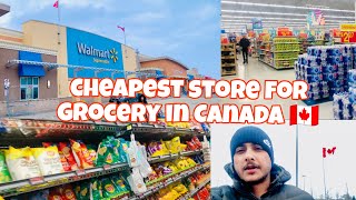 Cheapest store for groceries in Canada 🇨🇦  Walmart tour ❣️  shopping 🛍️ [upl. by Byram368]