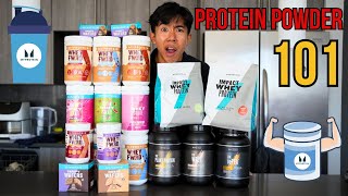 How to Pick the BEST Protein Powder  Comparing all Protein Powders from MyProtein [upl. by Mulac799]