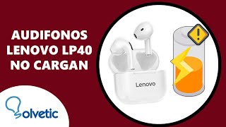 🔋 Audífonos Lenovo LP40 No Carga ✔️ Cómo Usar Lenovo LP40 [upl. by Onilatac]