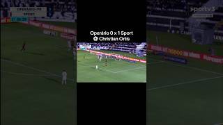 ⚽️ Christian Ortís  Operário 0x1 Sport  Brasileirão serie B  35 rodada shorts [upl. by Asreht]