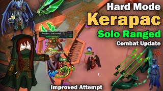 Hard Mode Kerapac  Ranged Solo  Combat Update  Runescape Improved Attempt 333 [upl. by Nur]