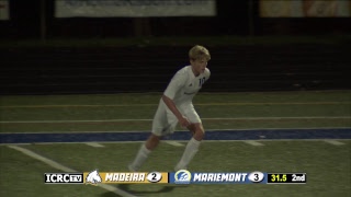 Boys Varsity Soccer  Madeira  Mariemont [upl. by Papp847]