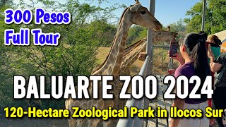 BALUARTE ZOO 2024 Full Tour in Ilocos Sur Philippines  120 Hectares Zoological Park in Vigan City [upl. by Janos]