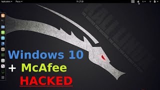 Hack Windows 10  McAfee bypass Antivirus Firewall Smartscreen HD [upl. by Fiedler]