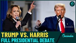 Kamala Harris vs Donald Trump Full Presidential Debate Watch Drama Unfold In Battle for Presidency [upl. by Farwell311]