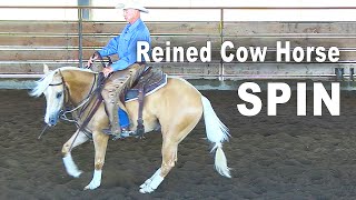 Horse Training For A Spin  Reining amp Reined Cow Horse Training [upl. by Mayor]