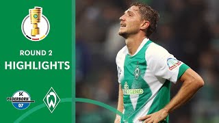 Penalties kick Bremen out  SC Paderborn vs Werder Bremen 76  Highlights  DFBPokal Round 2 [upl. by Rebekah]