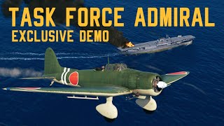 Task Force Admiral Demo First Look  New WW2 Naval Game [upl. by Odlanir498]