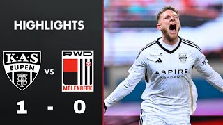 KAS Eupen vs RWD Molenbeek 10 Highlights  RWDM  Eupen  Jupiler Pro League 2024 D1A [upl. by Yrrehs298]