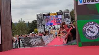 Arrivée victorieuse de Noah Servais sur le Triathlon D O de Gérardmer [upl. by Newton983]