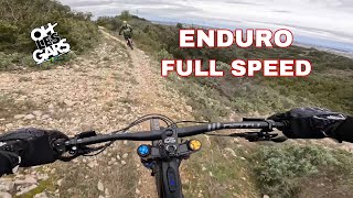 FULL SPEED ENDURO EBIKE  test fourche double t sur vttae [upl. by Rede]