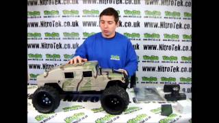 ShengQi 30cc 15th Petrol RC Monster Truck  HUMMER Review [upl. by Terence]