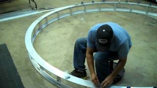 How to Install an 11 observatory Exploradome PolyDome Pt2 [upl. by Eenel462]