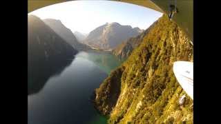 Approach and landing at Milford Sound airport [upl. by Grissel]