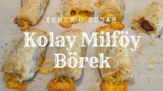 Kahvaltılık Kolay Milföy Börek [upl. by Einaled484]