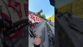 70kmh Brakeless MTB Bobsled POV [upl. by Iramaj]