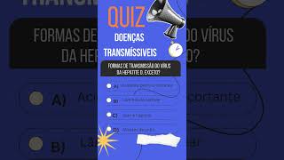 Teste seu Conhecimento sobre HIVAIDS Hepatitesvirais ABCDE [upl. by Dorotea]