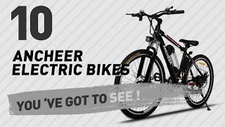 Ancheer Electric Bikes  New amp Popular 2017 [upl. by Ahron]