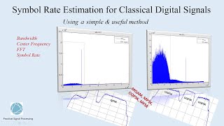 Symbol Rate Estimation for Classical Digital Signals Using a simple amp useful method [upl. by Adnik]