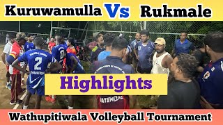 Volleyball  Kuruwamulla Vs Rukmale [upl. by Yam]