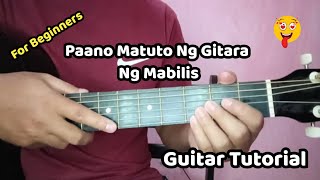 Paano Matuto Ng Gitara Ng Mabilis  Guitar Tutorial 😍 [upl. by Ahseikram]