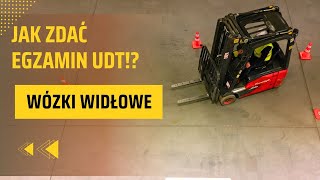 Jak zdać Egzamin UDTWÓZEK WIDŁOWY część praktyczna 👷🏿❗❗ [upl. by Ilac]