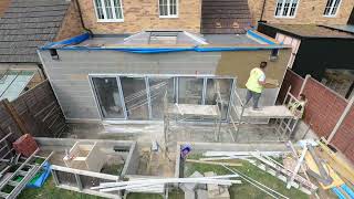 House Extension 2021  Entire Build Time Lapse Extended [upl. by Ettegroeg]