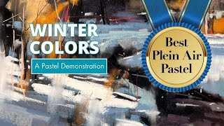 Winter Colors Free Pastel Demonstration [upl. by Gibbons258]