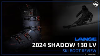 2024 Lange Shadow 130 LV Ski Boot Review with SkiEssentialscom [upl. by Niabi472]