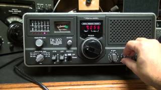 Realistic DX302 Shortwave receiver Ham Radio Receiver Demo [upl. by Chevalier]