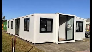 40ft expandable container house from our client [upl. by Dayle407]