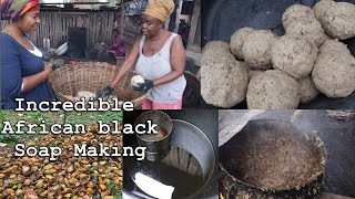 Incredible way of Making AFRICAN WHITE \ BLACK SOAP  Alata Samina  most popular in West Africa [upl. by Olwena]