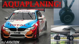 What is Aquaplaning  Why is it DANGEROUS for Aircraft and Automobiles  Types of Aquaplaning [upl. by Warder912]