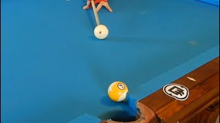 How to Push a Pool Ball Through the Rail and How to Spin it Into a Pocket [upl. by Lowell]