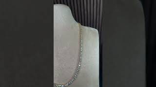 Moissanite Tenish chain cubanlinkchain goldchain blingcartel chunkychain francochain golddrip [upl. by Jaddo]