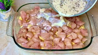 Картошка и Куриное филе Простой и Вкусный Рецепт Ужина за 10 минут  выпечка в духовке [upl. by Kussell]