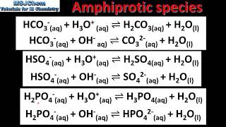 R313 Amphiprotic species [upl. by Nylirem]