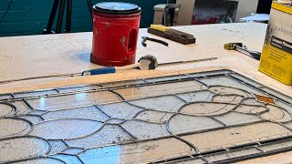 Finishing Stained Glass Windows to Last a Lifetime [upl. by Annauqaj]