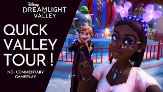 Disney Dreamlight Valley  Light Work amp Valley Tour  Gameplay No Commentary [upl. by Noyes]