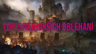 Top 5 Nejhorších Obléhání České Historie [upl. by Kreitman589]