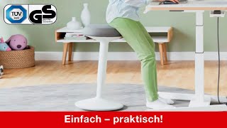 Leitz Ergo Active Standing Stool Stehhocker [upl. by Kobi]