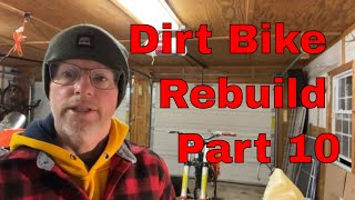 Dirt Bike Teardown and Rebuild Part 10  Working on the Front End [upl. by Asyar273]