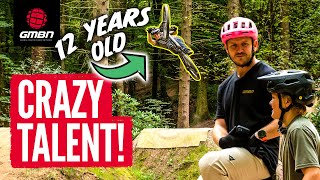 This 12 Year Old Mountain Biker Is Crazy Good [upl. by Anaik]