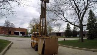 UN Drop Test of an 11G Fiberboard Bulk Container [upl. by Aleemaj]