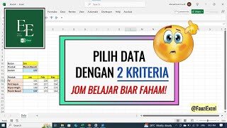 Pilih Data Dengan 2 Kriteria Guna INDEX MATCH  2024 [upl. by Aleakcim]