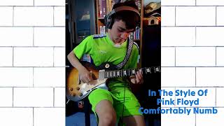 Pink Floyd  Comfortably Numb Style Backing Track Guitar Cover By Sean Gale [upl. by Oneill806]